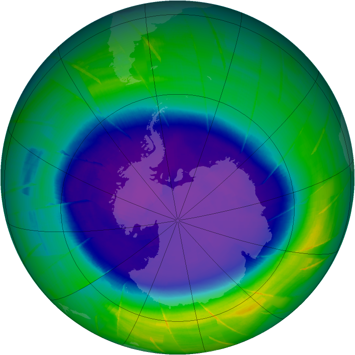Ozone Map 2009-09-20